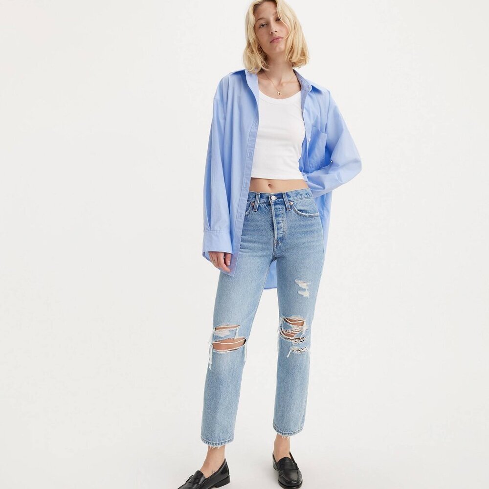 Levi’s Premium‎ Light Wash Wedgie Straight High Rise Jeans